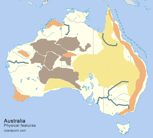 Physical Map Of Australia 46 OFF Elevate In