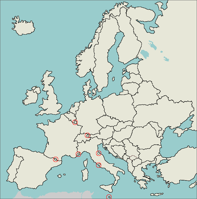 map of Europe capital cities