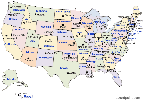 Practice States And Capitals Game