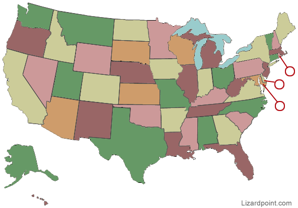 map of the United States