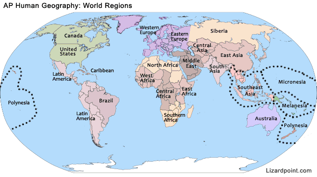 World Geography Map