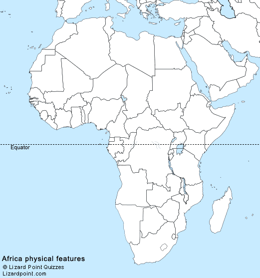 Test Your Geography Knowledge Africa Physical Features Quiz