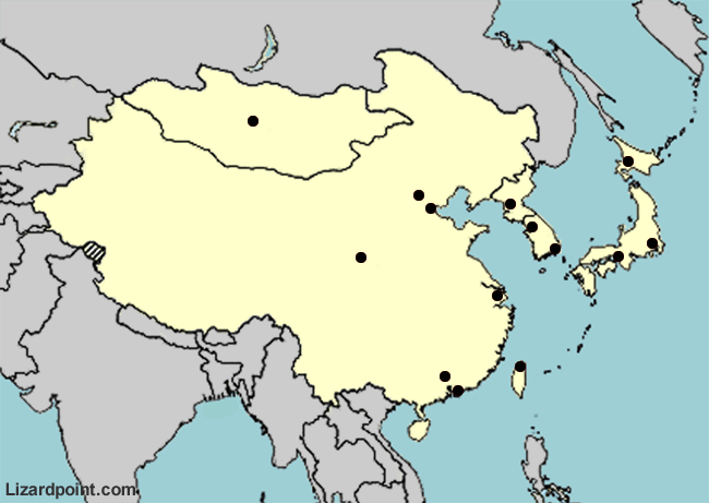 map of Asia