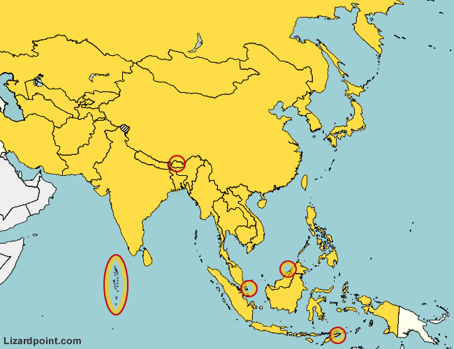 blank map of asia quiz