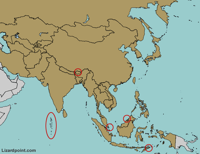 map of Asia