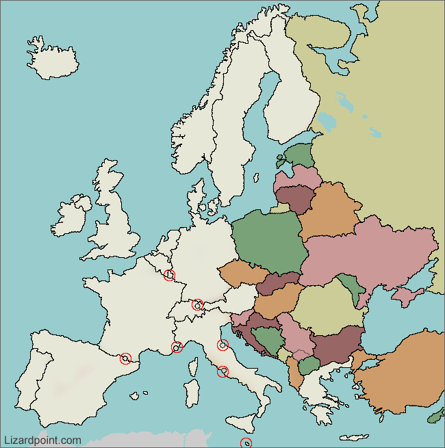 Test Your Geography Knowledge Eastern Europe Countries Lizard