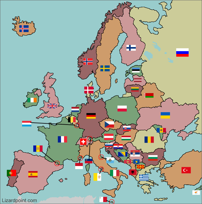 Flags of Europe quiz