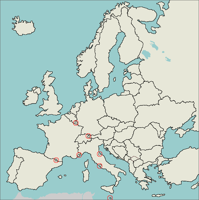 Lo Iskov Kruh B Hem Dne P Esnost Europe Guess Map V Stup Z Chvat Jmenov N   Europe Greyedout 