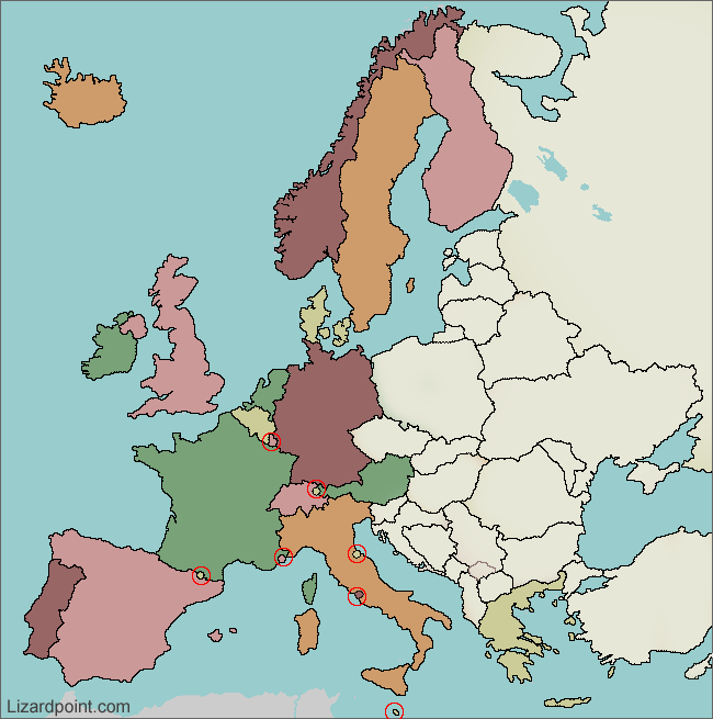 Test Your Geography Knowledge Western European Countries