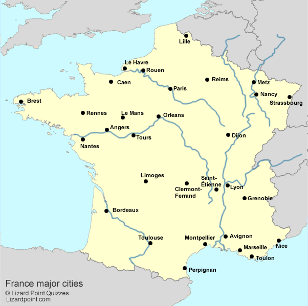 cities in france