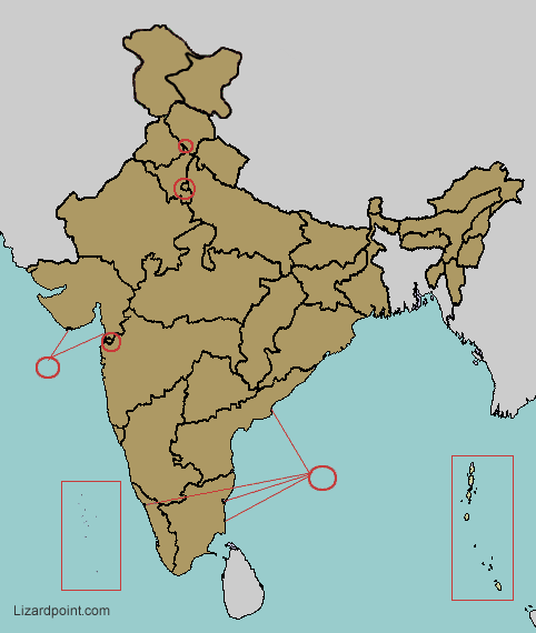 map of India