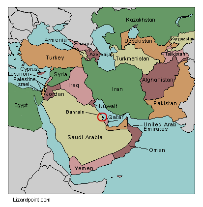 Middle East Countries Printables Map Quiz Game