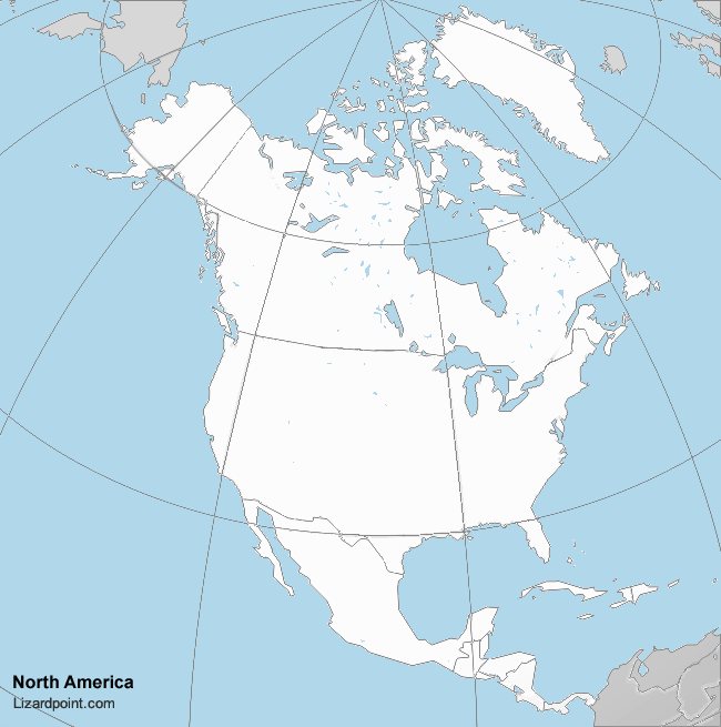 Test your geography knowledge - North America: bodies of water | Lizard ...