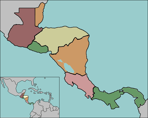 Test Your Geography Knowledge Central America Countries Lizard