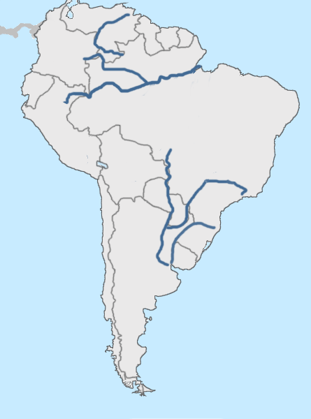 map of samerica