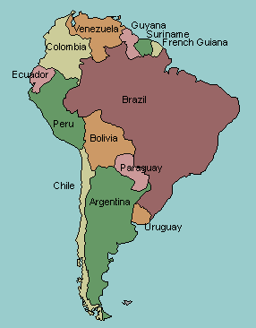 map of the south american countries Test Your Geography Knowledge South America Countries Quiz map of the south american countries