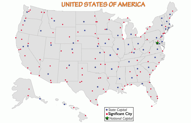 usa maj cities