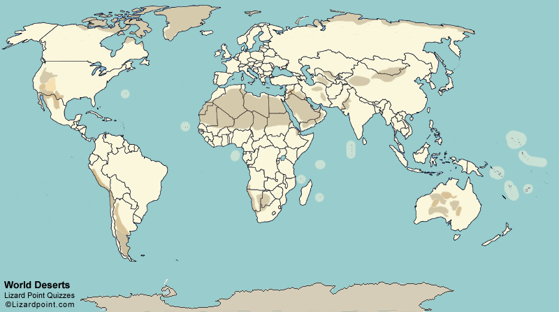 sonoran desert on world map