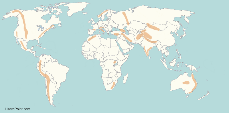 Customize A Geography Quiz World Mountains Lizard Point   World Mountains C 