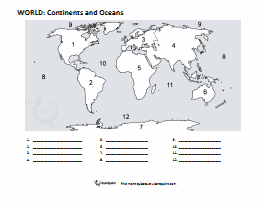 World Map Quiz Printable Lizard Point Quizzes - Blank And Labeled Maps To Print