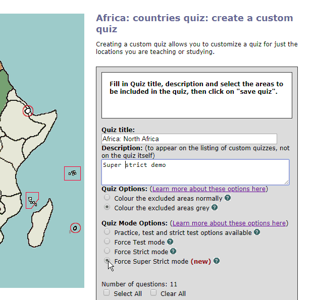 Lizard Point Quizzes Introducing Super Strict Mode There S No Help For You Here